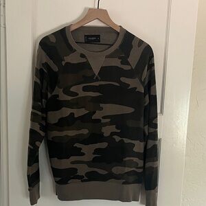 Lucky Brand Men's Camouflage Crewneck Sweater